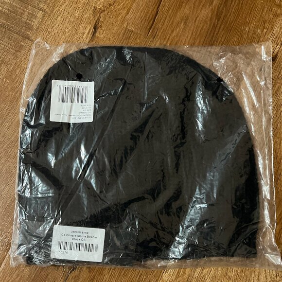 NWT Jenni Kayne Cashmere Alpine Beanie Black - Picture 3 of 4